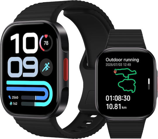 Xiaomi Redmi Watch 6 Lite 47mm Водоустойчив с Пулсомер (Черен)