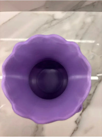 SteweHome Vază Decorativă Din Plastic Violetă Y19cm