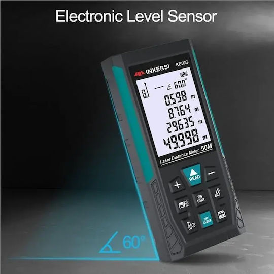 GVDA Măsurător Laser INKERSI KE100G cu Capacitate de Măsurare 100m