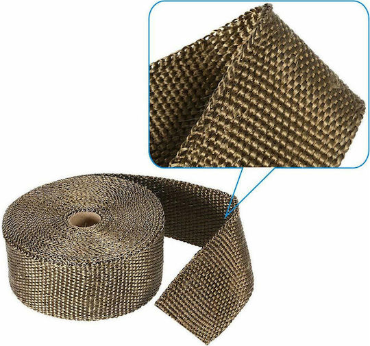 Θερμομονωτική Ταινία Λαιμού Εξάτμισης Exhaust Insulating Wrap Cool It Thermo Tec 5m Χρυσή Tf193836