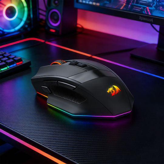 Redragon M923-WL Ασύρματο Gaming Ποντίκι Μαύρο