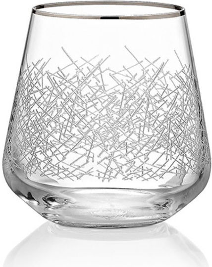 Crystal Bohemia Σετ Ποτήρια Κρασιού Κολωνάτα Κρυστάλλινα 450ml 36τμχ