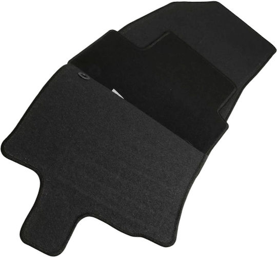 Petex Set of Front and Rear Mats 4pcs for Renault Captur 2019 Black