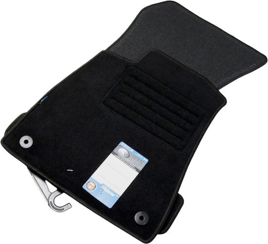 Petex Set of Front and Rear Mats 4pcs for Renault Coupe Audi A5 Hyundai Coupe 2016 Black