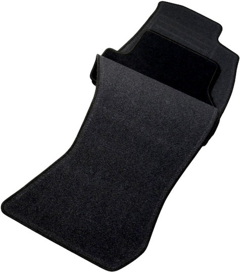 Petex Set of Front and Rear Mats 4pcs for Renault Coupe Audi A5 Hyundai Coupe 2016 Black