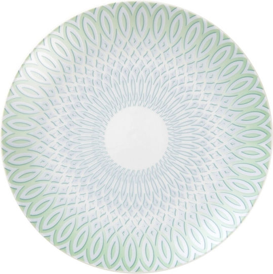 Cryspo Trio Turquoise Porcelain Dinnerware Set 40pcs