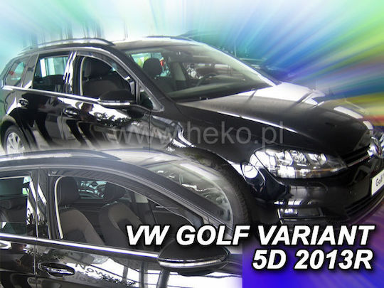 Heko Vw Golf Vii 5d 2012+ Paar Flexibles Dark Fime Kunststoff Auto Windschutzscheiben