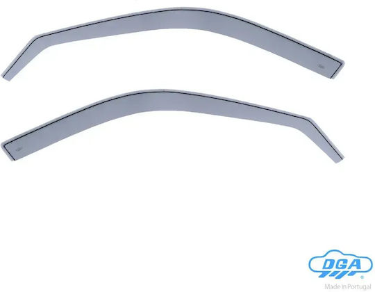 DGA Set of Windbreakers Front Car Dark Fime for Hyundai Accent 1999-2006 2pcs