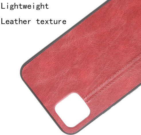 Coating View Back Cover Synthetic Leather / Plastic Red (Realme C11)