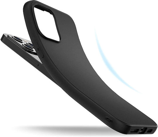 Powertech Silicone Back Cover Black for Samsung Galaxy A3