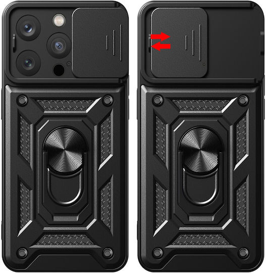 Defender Back Cover Plastic / Silicone Black Redmi Note 15