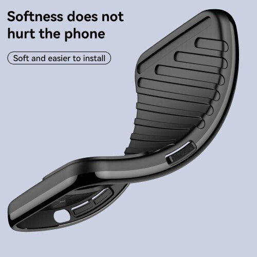 Carbon Визия Twill Задна корица Силикон Черен (Moto G22)