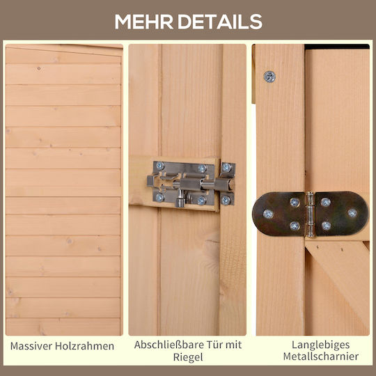 Hölzernes Gartenhaus M0.75xP0.56xH1.15m