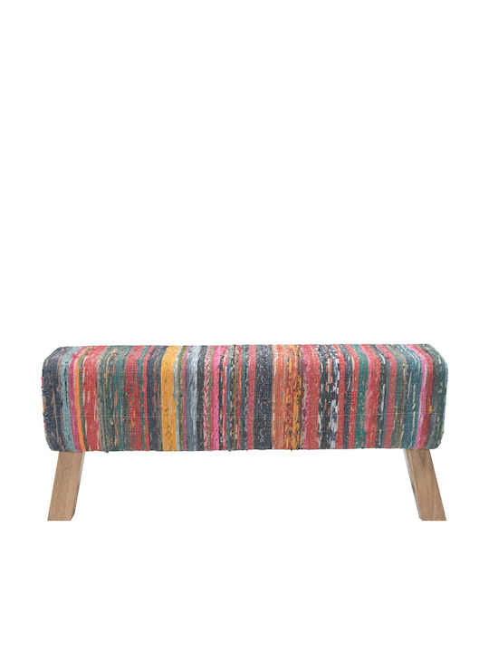 Outdoor Wooden Bench 110x30x45cm