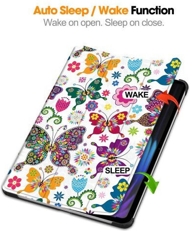 Tri-fold Book Case Xiaomi Pad 7 Pro Pad 7 Butterflies Flowers