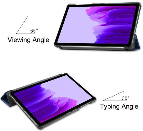 T220 T225 Flip Cover Navy Blue for Galaxy Tab A7 Lite