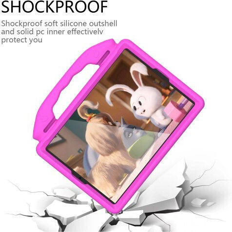 Stoßfeste Eva Rückseite Hülle für Kinder Fuchsie (iPad Air 2019 / iPad Pro 2017 10.5")