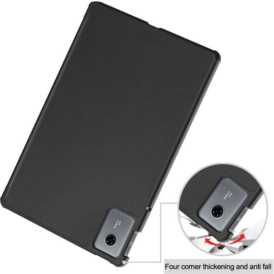 Tri-fold Stand Base Lenovo Tab Flip Cover Blacη (Lenovo Tab K11 Gen 2, Idea Tab, Xiaoxin Pad 11 2025)