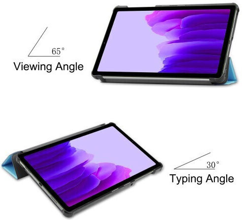T220 T225 Klappdeckel Hellblau (Galaxy Tab A7 Lite)