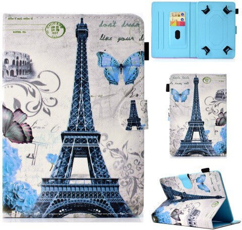 Flip Cover Din Piele Multicolor Universal 7"