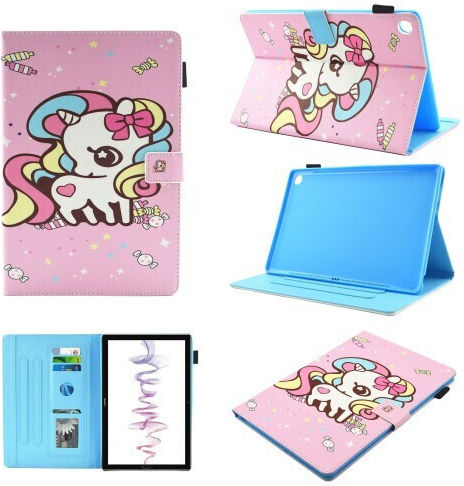 Flip Cover Din Piele Multicolor Pentru MediaPad M5 10