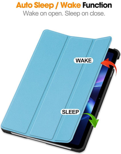 Калъф Книга Tri-fold Стойка Xiaomi Redmi Pad 2 9.7 Pad 2 Se Светлосин
