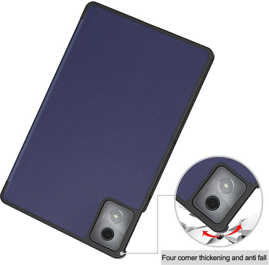 Tri-fold Stand Flip Cover Navy Blue (Lenovo Tab K11 Plus)