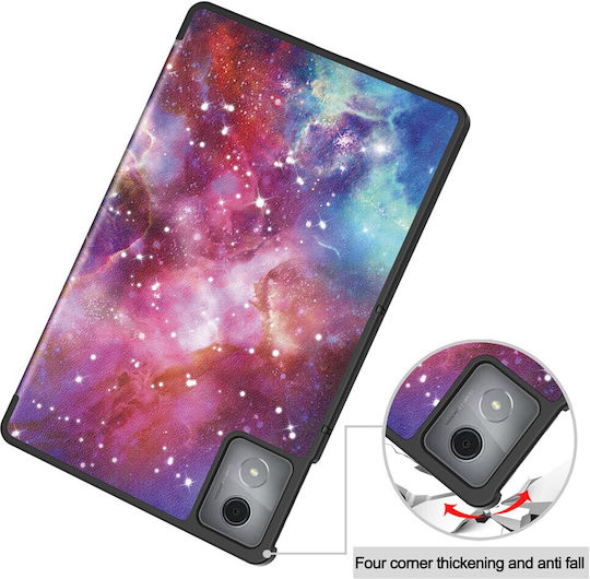 Tri-fold Βάση Στήριξης Flip Cover Πολύχρωμη (Lenovo Tab K11 Plus)