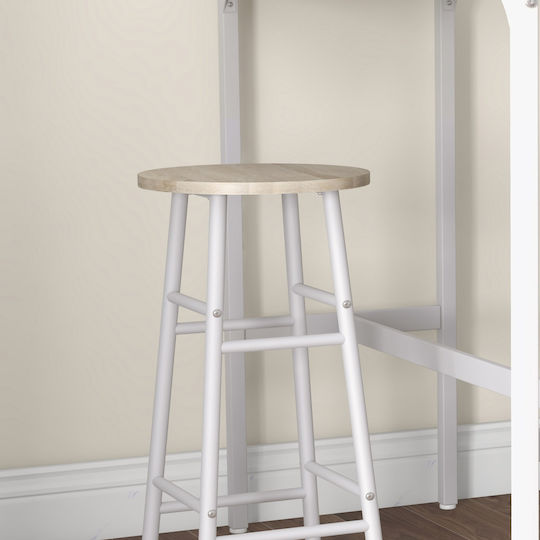 Bar-Tisch mit 2 Hockern 105x40cm