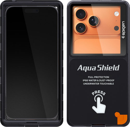Spigen Aqua Shield A604 Wasserdichtes Gehäuse bis 6.9 Schwarz ACS11675