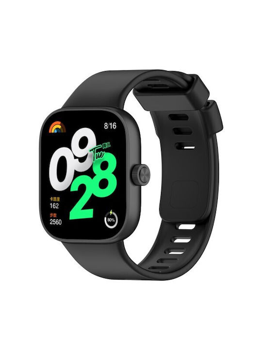 Λουράκι Σιλικόνης Μαύρο (Redmi Watch 4 / Redmi Watch 5)