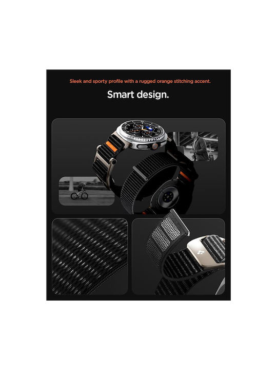 Spigen DuraPro Flex Fabric Black Strap Galaxy Watch 8 8 Classic 9