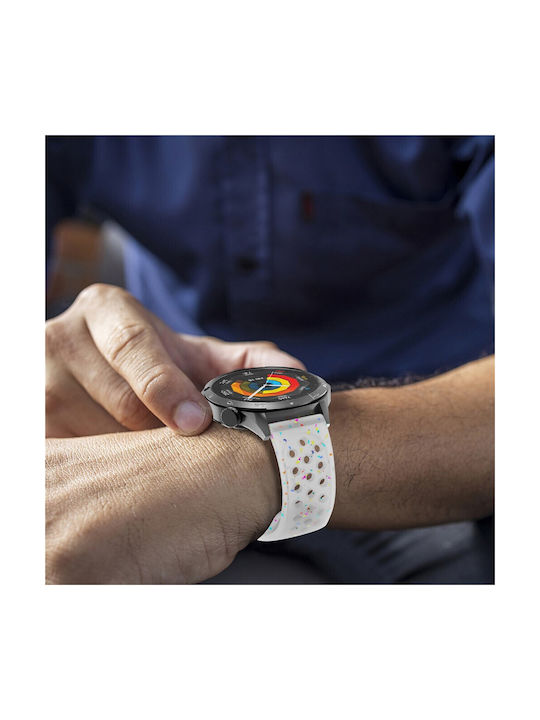 Silikon Tragbare Bänder 22mm Viele Löcher Huawei Watch Gt 5 46mm 5 Pro 46mm Transparente