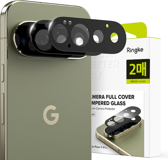 Ringke Kameraschutz Gehärtetes Glas Schwarz für das Google Pixel 11 Pro
