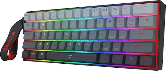 Redragon FIZZ RT K617GGB-RGB-MP Гейминг клавиатура 60% с магнитни превключватели и RGB осветление (Английски US)