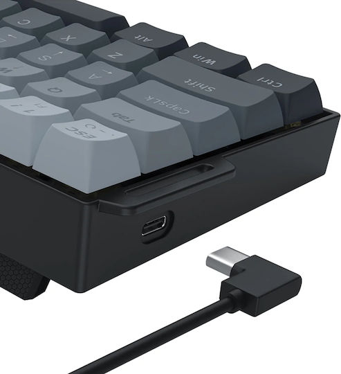 Redragon FIZZ RT K617GGB-RGB-MP Гейминг клавиатура 60% с магнитни превключватели и RGB осветление (Английски US)