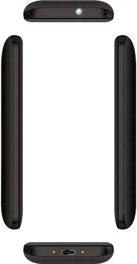 Kruger & Matz Simple 923 4G Dual SIM Κινητό με Μεγάλα Κουμπιά (Αγγλικό Μενού) Μαύρο