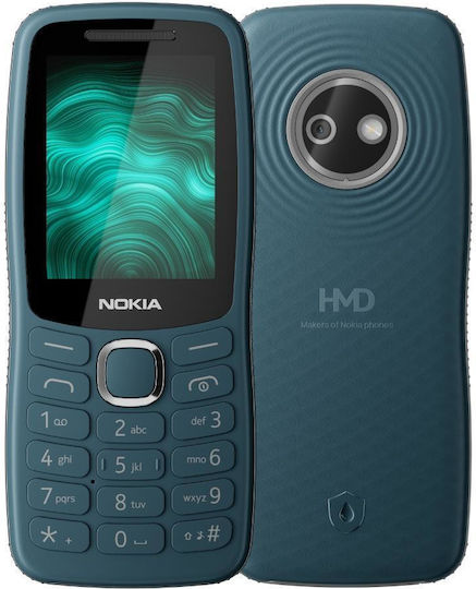 Nokia 123 Shield Dual SIM мобилен телефон с бутони зелен