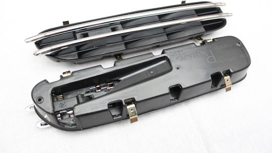 Air duct Car 2-Piece Wing Spoilers for BMW E39 / E60 1995-2010 Black Compatible with BMW E39 / E60 / Series 5