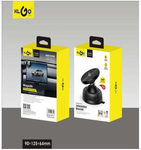 KLGO Suport Auto Pentru Telefon Mobil Negru