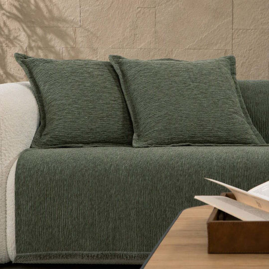 Nef-Nef Homeware Възглавница за Диван Venezia Зелена 50x50см