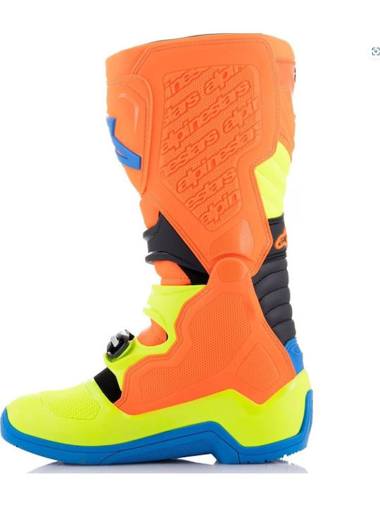 Alpinestars Tech 5 Cizme De Echitație Pentru Bărbați Motocross Portocalii