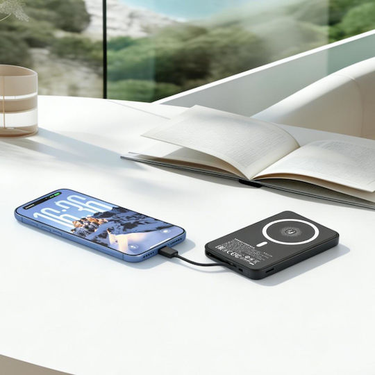 XO PR292 Power Bank 5000mAh with USB-C Port Black