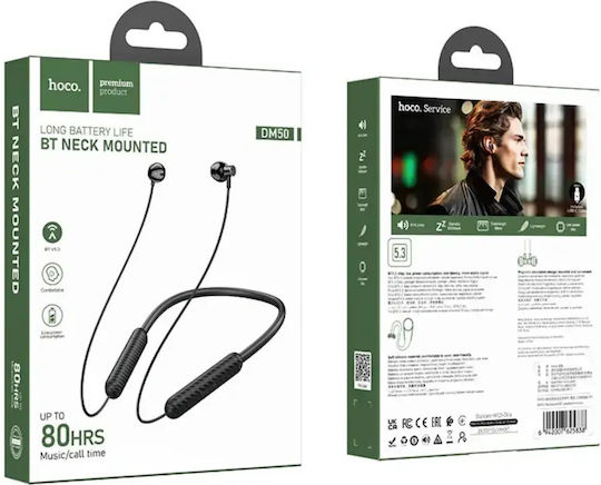 Hoco DM50 In-ear Casti Bluetooth Handsfree Negre