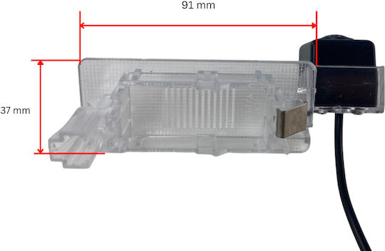 Cameră auto rezistentă la apă pentru mersul înapoi cu ecran Universal Chevrolet Volt Volkswagen Passat