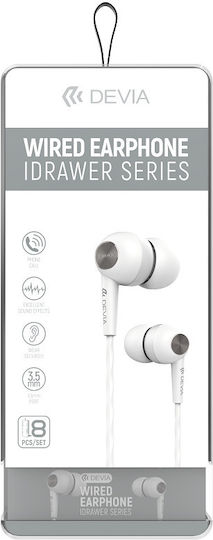 Idrawer Series Жични Слушалки Бели 8бр/комплект
