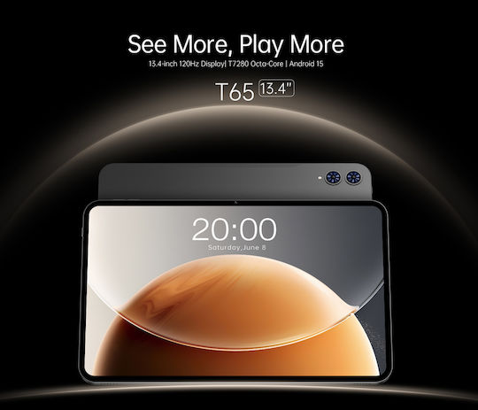 Teclast T65 4G 13.4" Tablet (6GB/128GB) Gray
