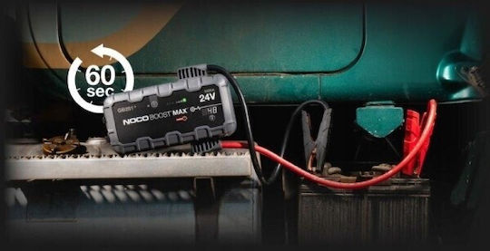 Noco Boost Max UltraSafe Tragbarer Batterie-Starter 3000A mit Power Bank USB Taschenlampe 24V 3000A