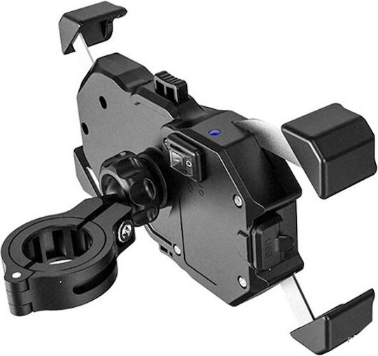 Kewig Halterung Telefon Motorrad mit verstellbarem Arm für Lenkrad
