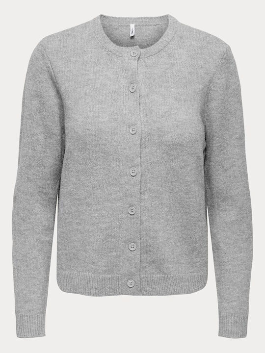 Γυναικεία Ζακέτα Πλεκτή Light Grey